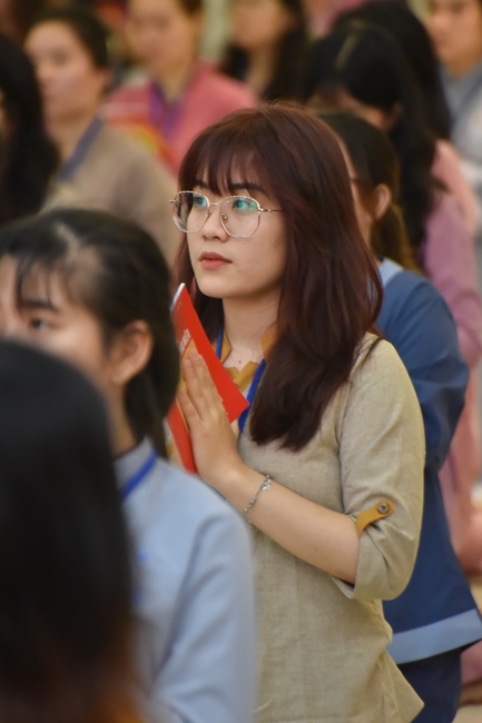 Second day of Summer Retreat 2022 at Hoang Phap Pagoda