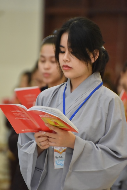 Second day of Summer Retreat 2022 at Hoang Phap Pagoda