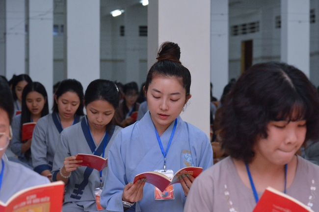 Second day of Summer Retreat 2022 at Hoang Phap Pagoda