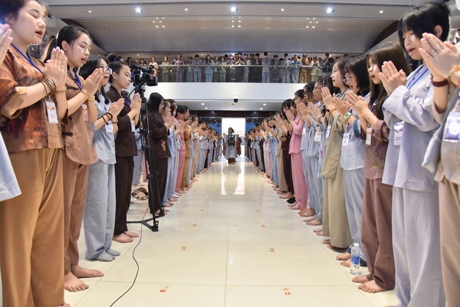 Second day of Summer Retreat 2022 at Hoang Phap Pagoda