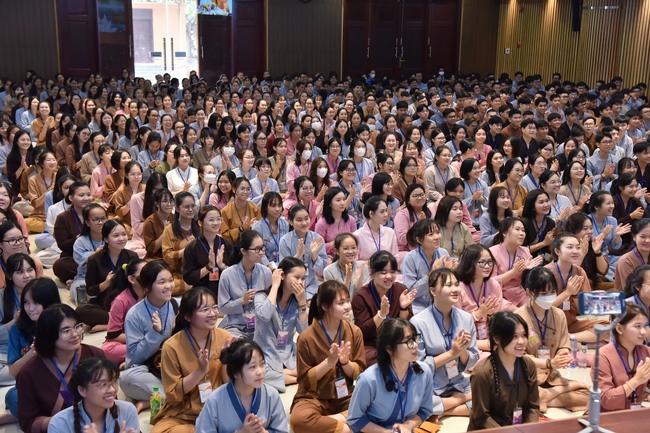 Second day of Summer Retreat 2022 at Hoang Phap Pagoda