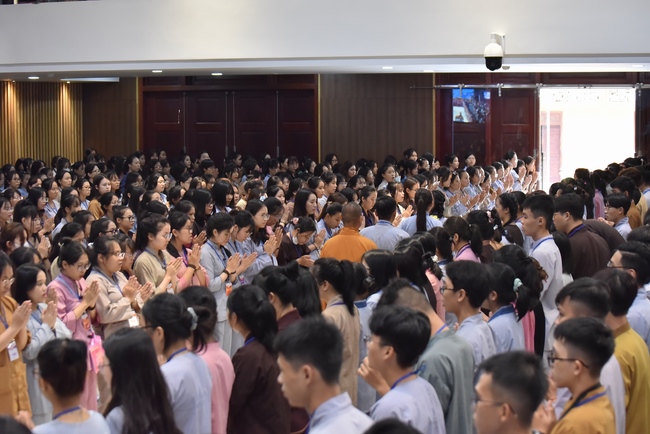 Second day of Summer Retreat 2022 at Hoang Phap Pagoda