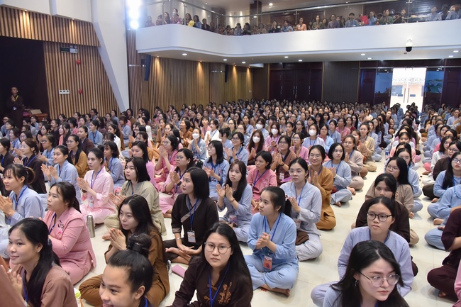Second day of Summer Retreat 2022 at Hoang Phap Pagoda