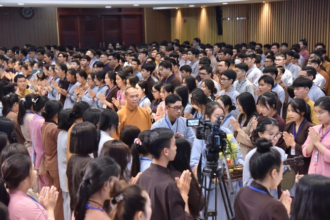 Second day of Summer Retreat 2022 at Hoang Phap Pagoda