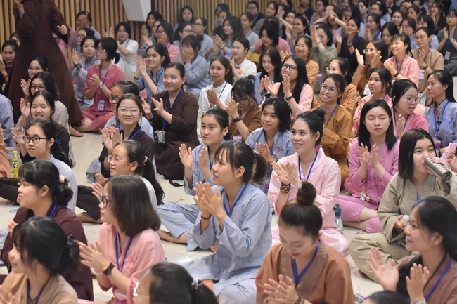 Second day of Summer Retreat 2022 at Hoang Phap Pagoda