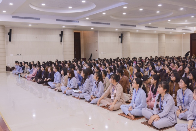 Second day of Summer Retreat 2022 at Hoang Phap Pagoda