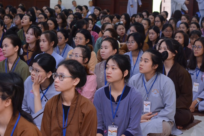 Second day of Summer Retreat 2022 at Hoang Phap Pagoda