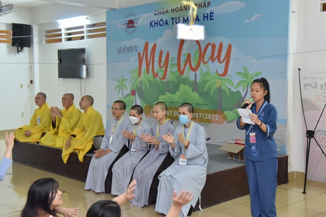Second day of Summer Retreat 2022 at Hoang Phap Pagoda