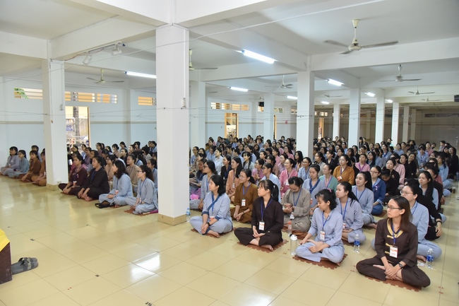 Second day of Summer Retreat 2022 at Hoang Phap Pagoda