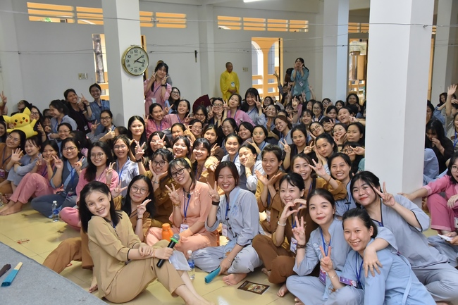 Second day of Summer Retreat 2022 at Hoang Phap Pagoda