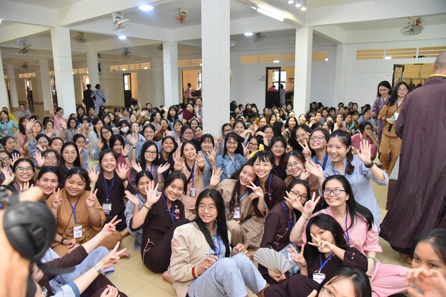 Second day of Summer Retreat 2022 at Hoang Phap Pagoda