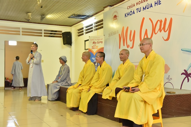 Second day of Summer Retreat 2022 at Hoang Phap Pagoda