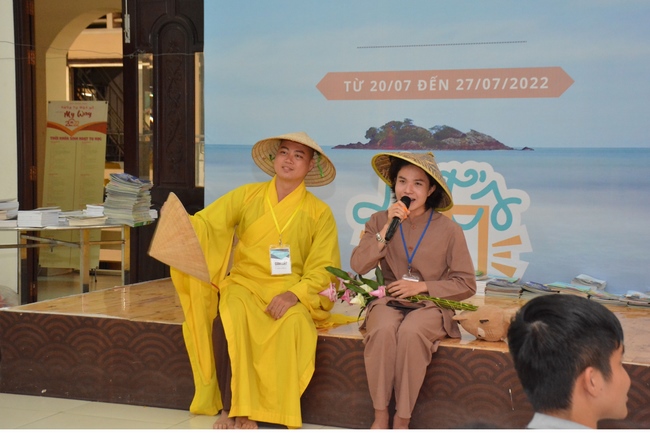 Second day of Summer Retreat 2022 at Hoang Phap Pagoda