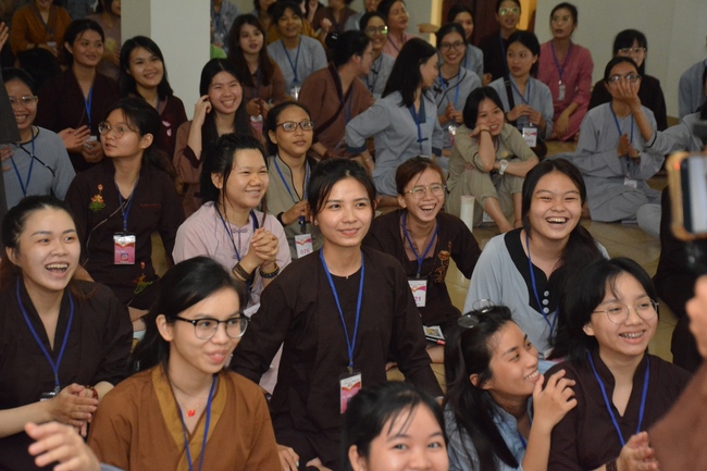 Second day of Summer Retreat 2022 at Hoang Phap Pagoda