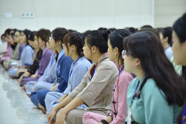 Second day of Summer Retreat 2022 at Hoang Phap Pagoda