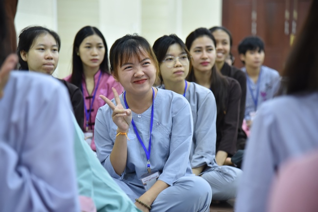 Second day of Summer Retreat 2022 at Hoang Phap Pagoda