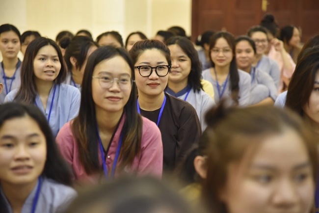 Second day of Summer Retreat 2022 at Hoang Phap Pagoda