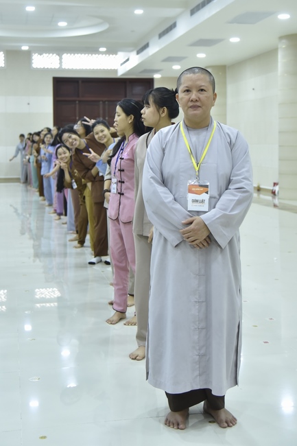 Second day of Summer Retreat 2022 at Hoang Phap Pagoda