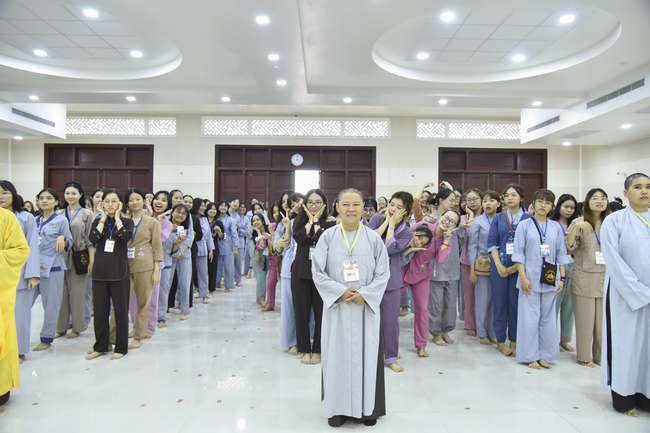 Second day of Summer Retreat 2022 at Hoang Phap Pagoda