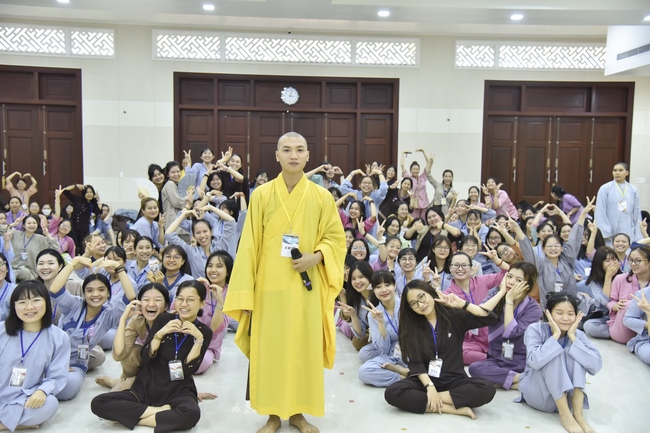 Second day of Summer Retreat 2022 at Hoang Phap Pagoda