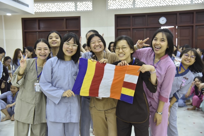 Second day of Summer Retreat 2022 at Hoang Phap Pagoda