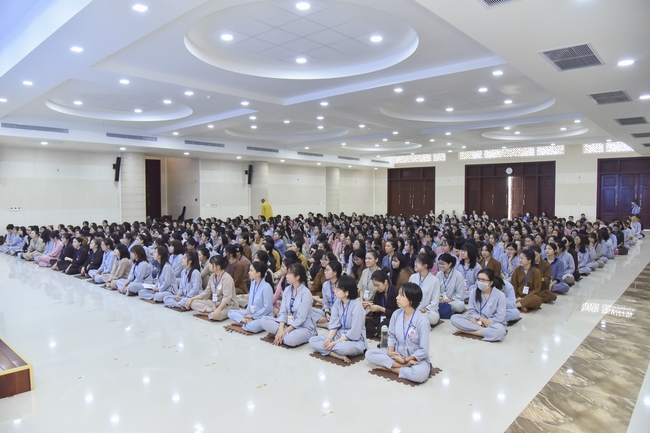 Second day of Summer Retreat 2022 at Hoang Phap Pagoda