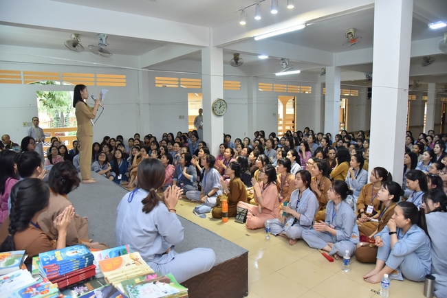 Second day of Summer Retreat 2022 at Hoang Phap Pagoda
