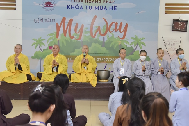 Second day of Summer Retreat 2022 at Hoang Phap Pagoda