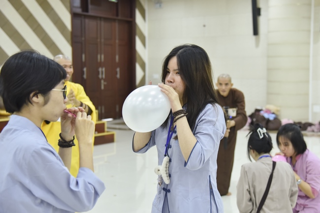 Second day of Summer Retreat 2022 at Hoang Phap Pagoda