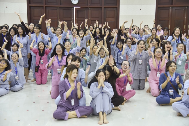 Second day of Summer Retreat 2022 at Hoang Phap Pagoda