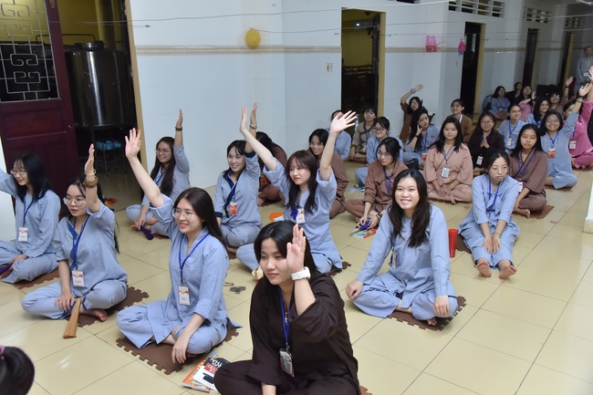 Third day of Summer Retreat 2022 at Hoang Phap Pagoda