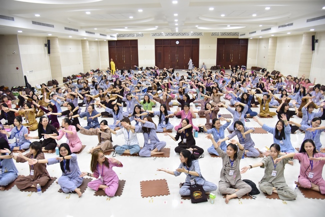 Third day of Summer Retreat 2022 at Hoang Phap Pagoda