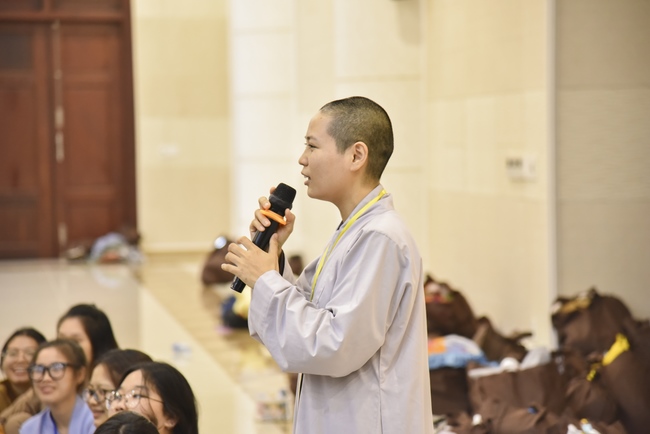 Third day of Summer Retreat 2022 at Hoang Phap Pagoda