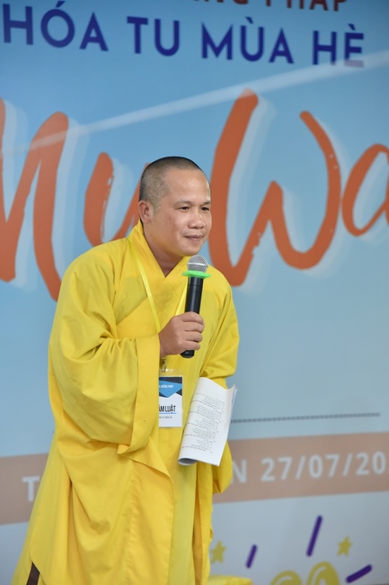 Third day of Summer Retreat 2022 at Hoang Phap Pagoda