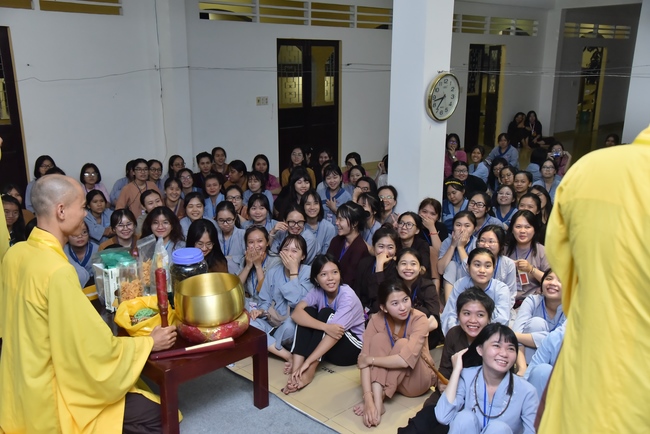 Third day of Summer Retreat 2022 at Hoang Phap Pagoda