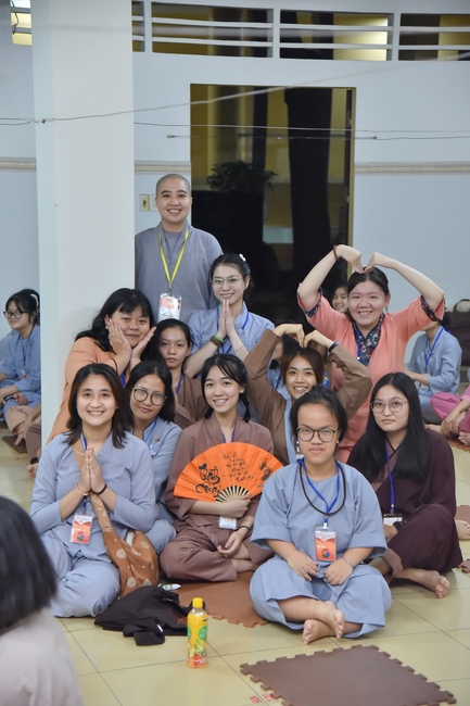 Third day of Summer Retreat 2022 at Hoang Phap Pagoda