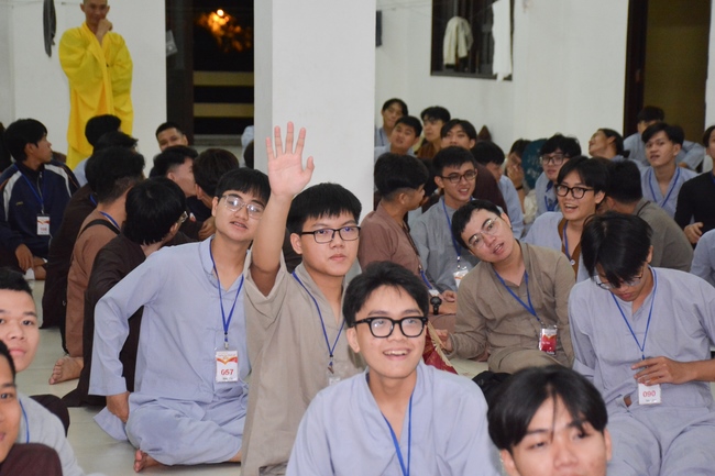 Third day of Summer Retreat 2022 at Hoang Phap Pagoda