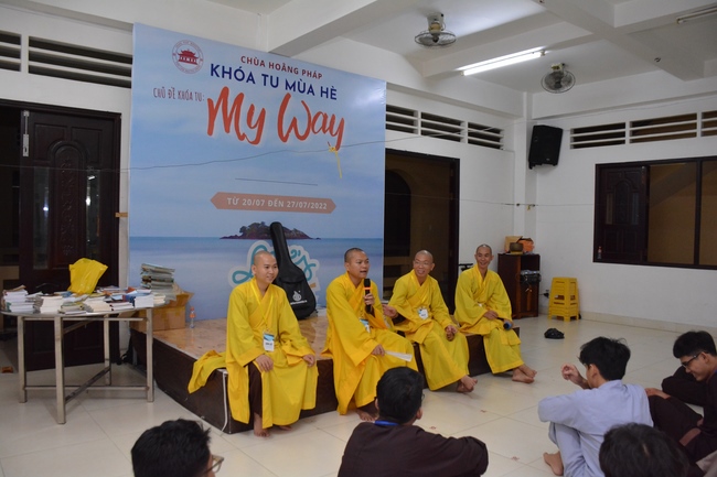 Third day of Summer Retreat 2022 at Hoang Phap Pagoda