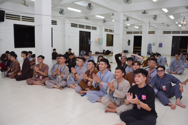 Third day of Summer Retreat 2022 at Hoang Phap Pagoda