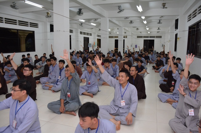 Third day of Summer Retreat 2022 at Hoang Phap Pagoda