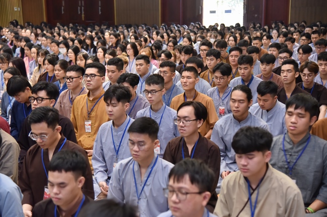 Third day of Summer Retreat 2022 at Hoang Phap Pagoda