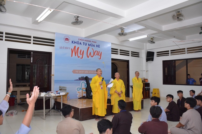 Third day of Summer Retreat 2022 at Hoang Phap Pagoda