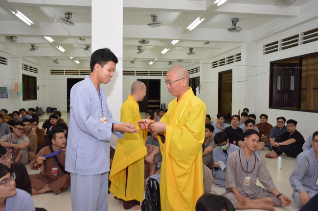 Third day of Summer Retreat 2022 at Hoang Phap Pagoda