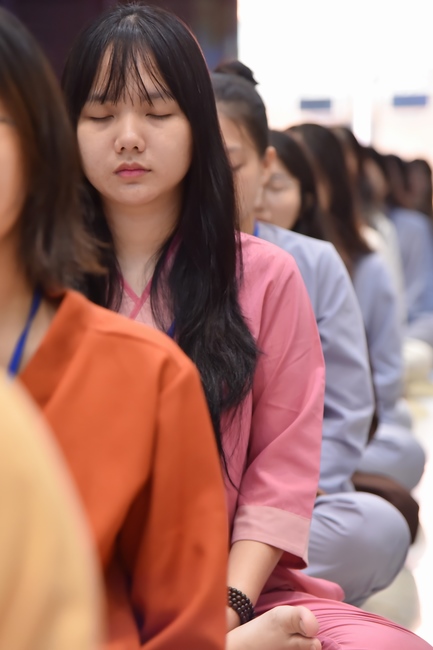 Third day of Summer Retreat 2022 at Hoang Phap Pagoda