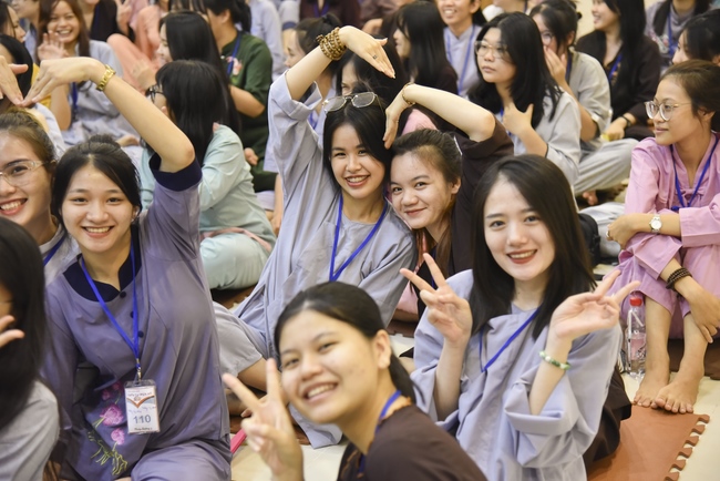 Third day of Summer Retreat 2022 at Hoang Phap Pagoda