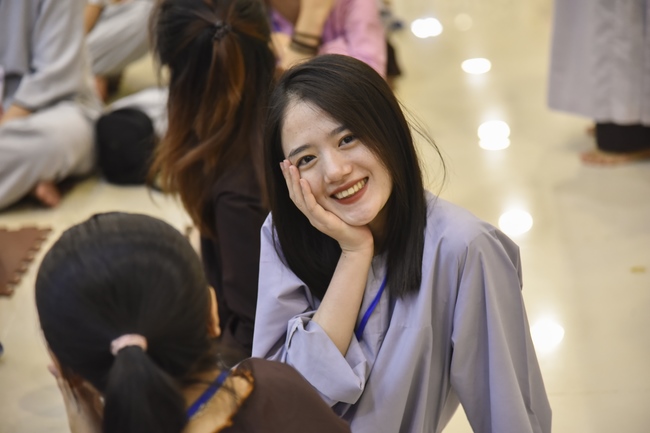 Third day of Summer Retreat 2022 at Hoang Phap Pagoda