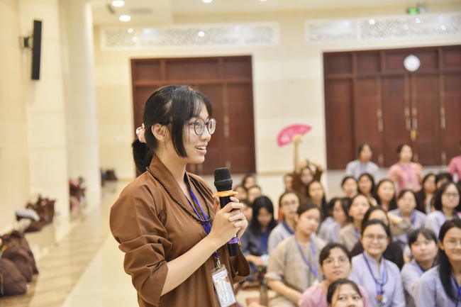 Third day of Summer Retreat 2022 at Hoang Phap Pagoda