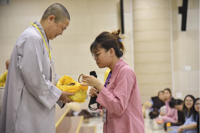 Third day of Summer Retreat 2022 at Hoang Phap Pagoda
