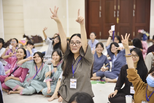 Third day of Summer Retreat 2022 at Hoang Phap Pagoda