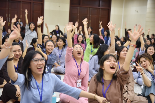 Third day of Summer Retreat 2022 at Hoang Phap Pagoda